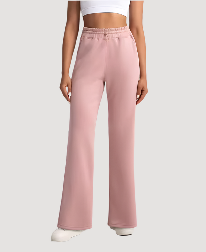 Léa Blanchet® | Pantalon droit fluide taille élastique