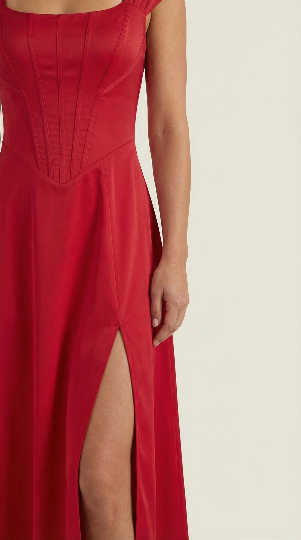 Robe corset midi femme tenue invité mariage