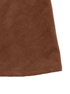 Robe mi-longue à manches longues avec boutons sur le devant