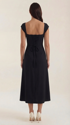 Robe corset midi femme tenue invité mariage