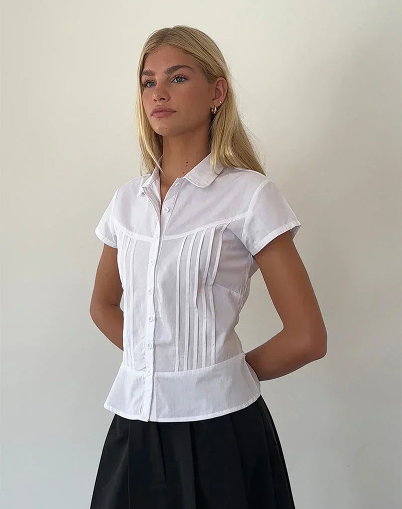 Blouse Élégante pour Femme avec Design Sophistiqué