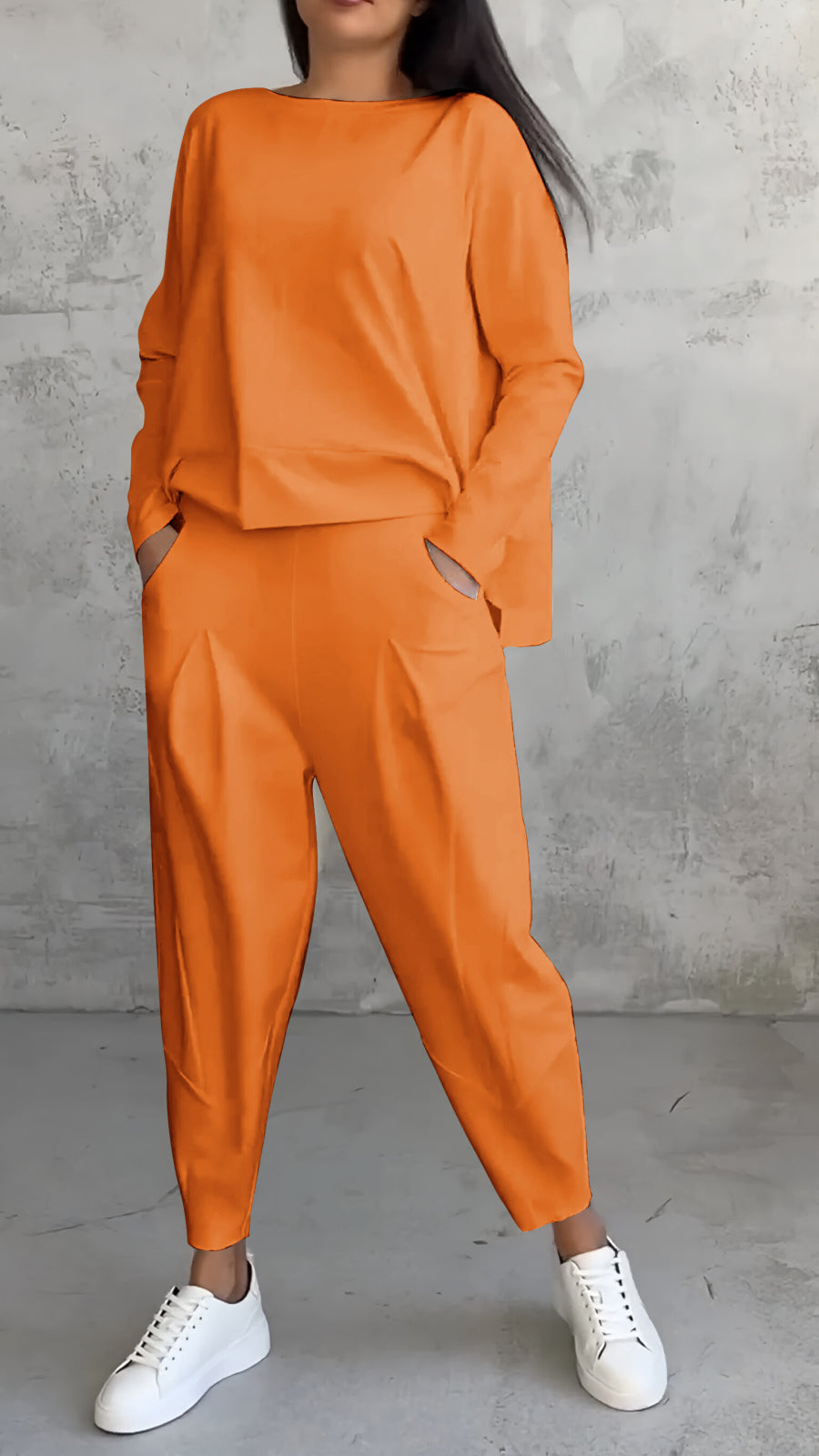 Ensemble d'intérieur en tricot douillet deux pièces