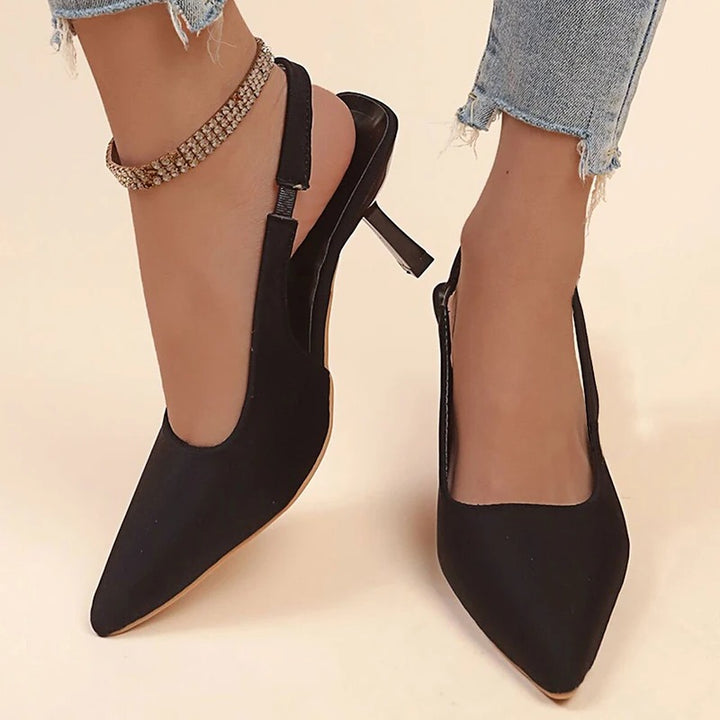 Isabelle Moreau® | Elegante Slingback-Stilettos mit spitzem Absatz