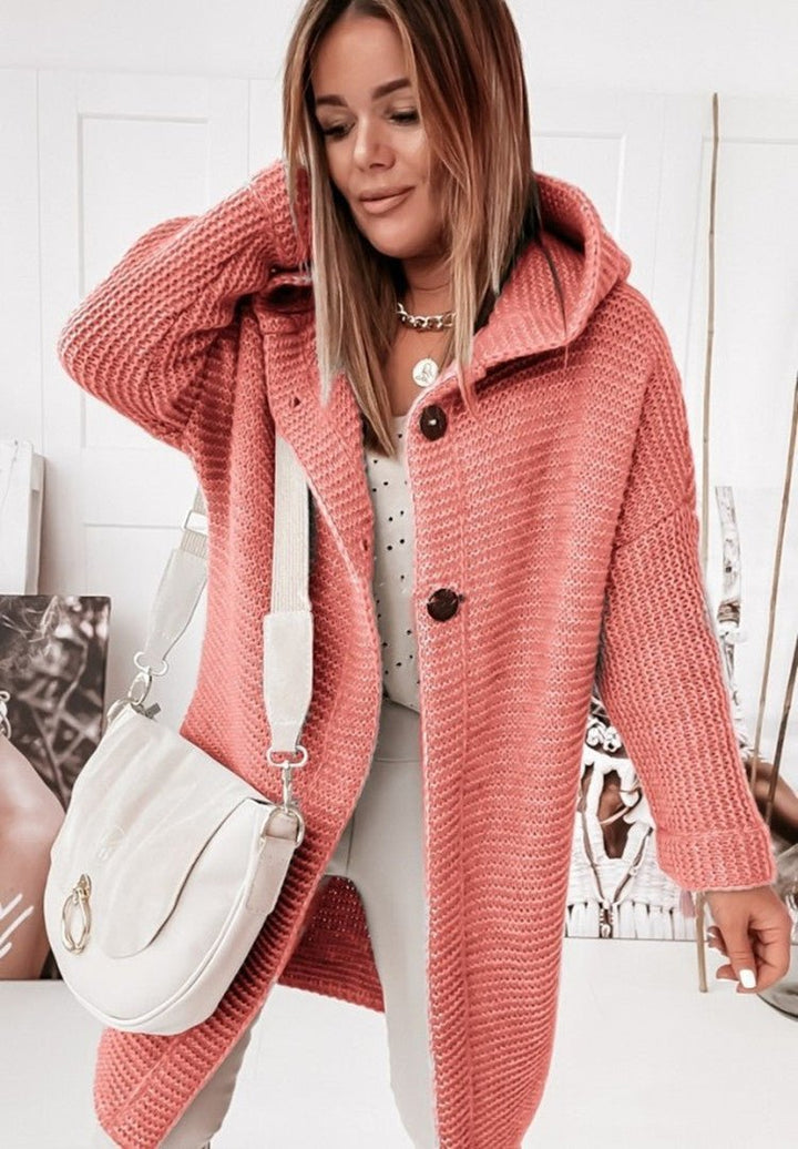 Cardigan en Tricot Épais et Douillet