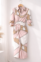 Robe Maxi Imprimée pour Femme