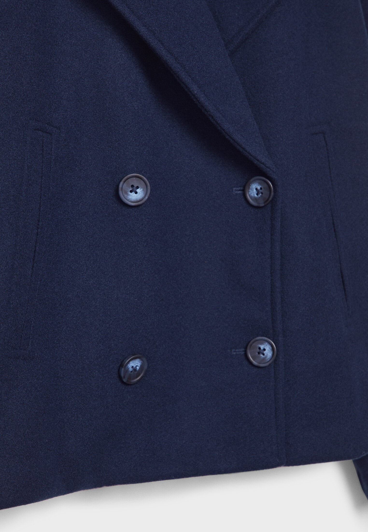 Veste courte chic à double boutonnage