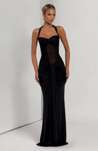 Robe Maxi Vixen sans Manches à Col V