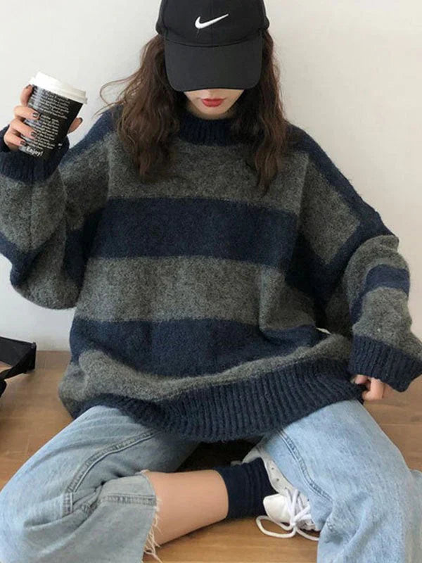 Pull en maille oversize élégant et confortable pour femme