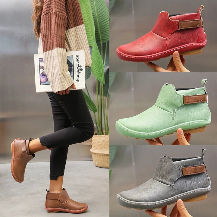 Bottes décontractées à zip à la cheville – Chaussures chics pour tous les jours