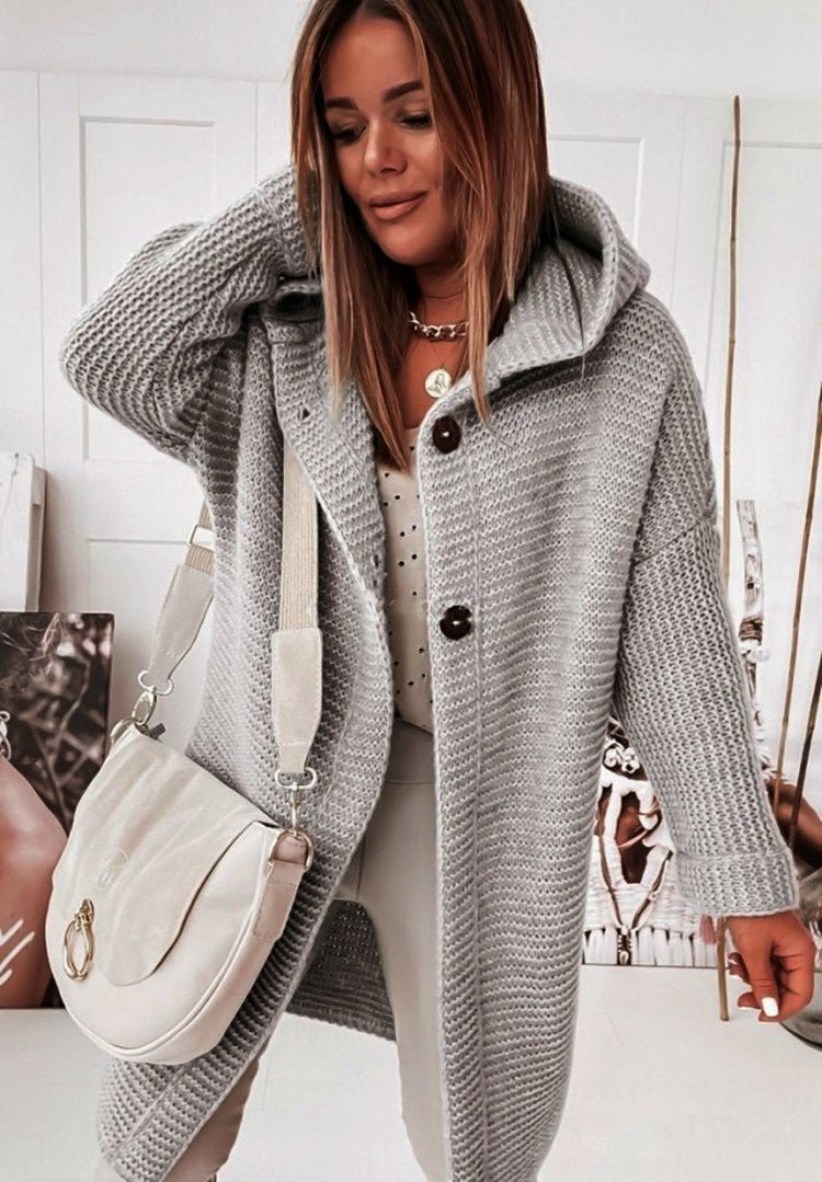 Cardigan en Tricot Épais et Douillet