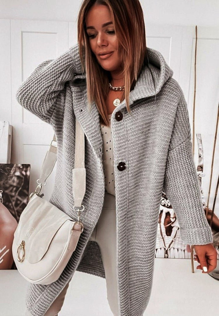 Cardigan en Tricot Épais et Douillet