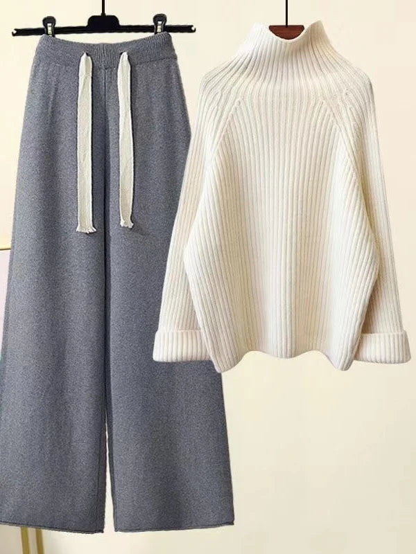 Ensemble de tricot douillet pour les loisirs d'automne et d'hiver