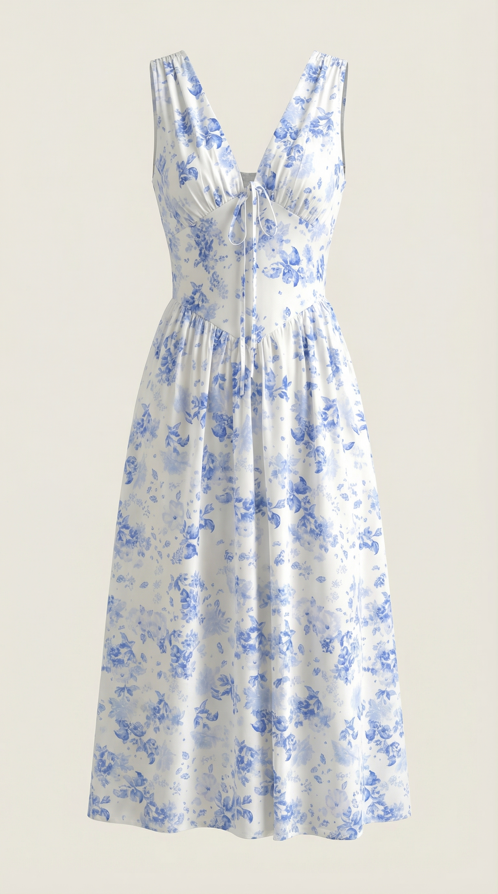 Robe mi-longue d'été corset pour femme