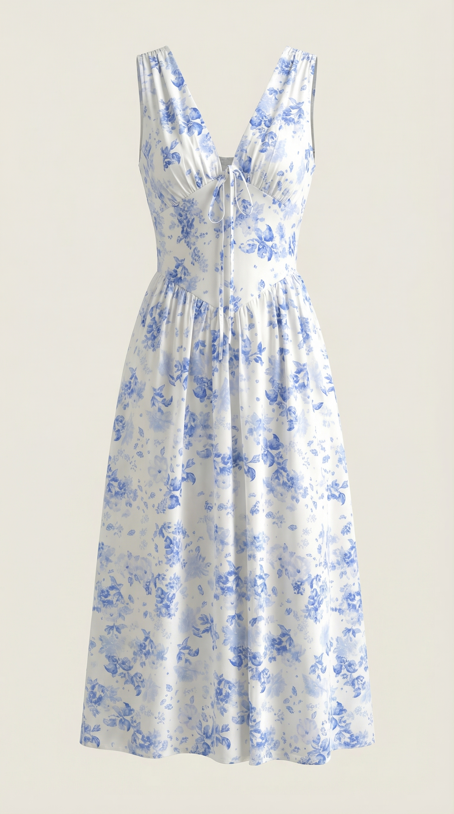 Robe mi-longue d'été corset pour femme