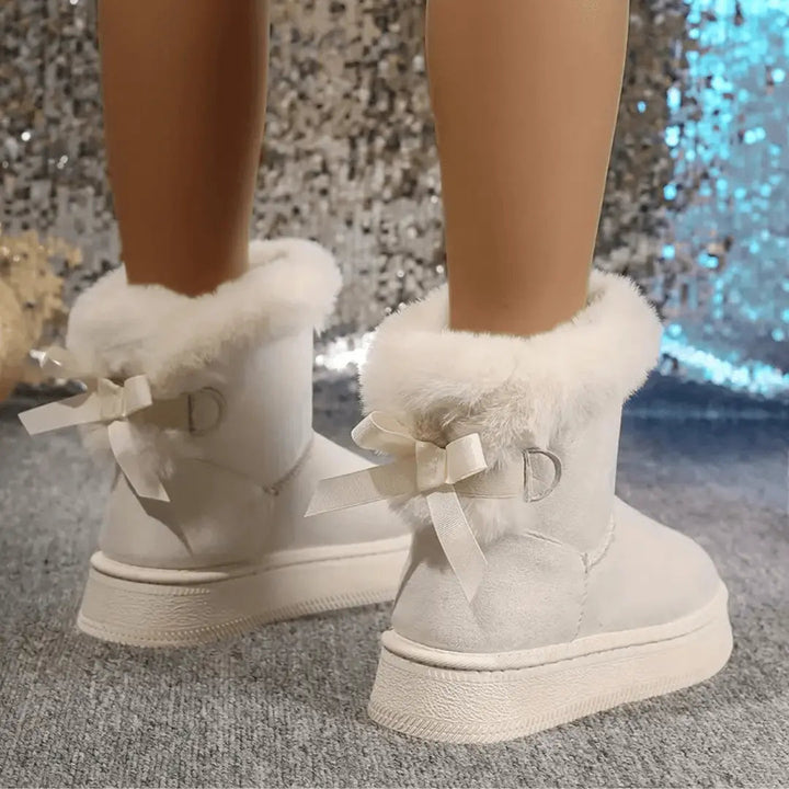 Bottes d'hiver pour femmes doublées en polaire