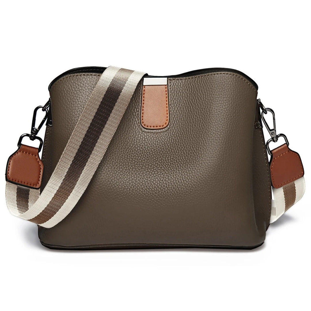 Fleur Rousse® | Sac à Bandoulière Motif Monogramme Élégant