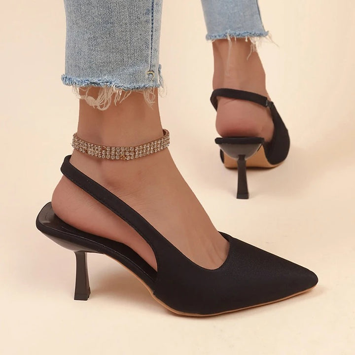 Isabelle Moreau® | Elegante Slingback-Stilettos mit spitzem Absatz