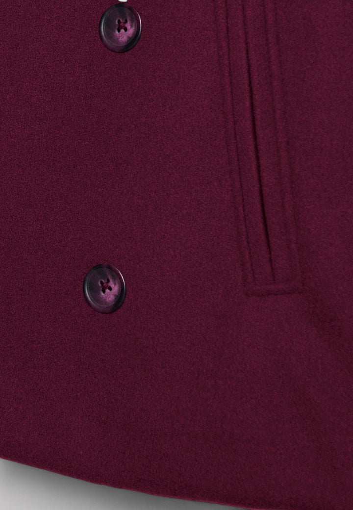 Manteau court classique intemporel pour femmes