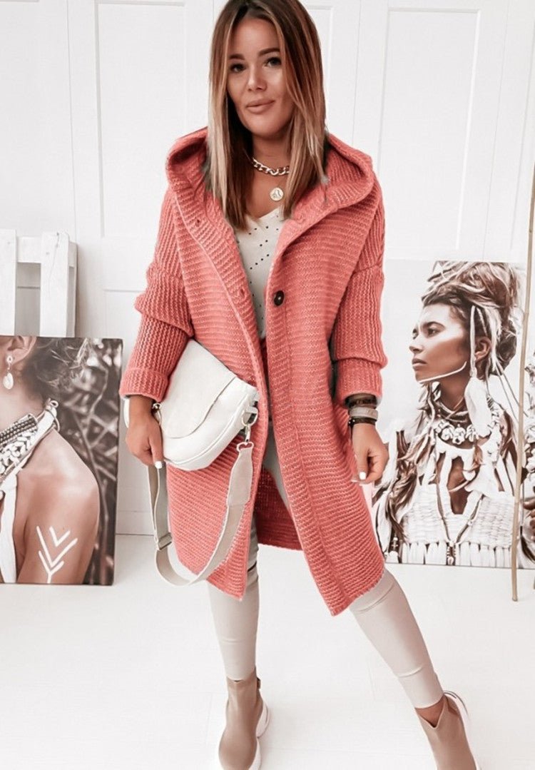 Cardigan en Tricot Épais et Douillet