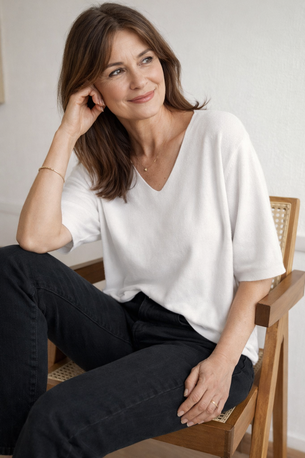 Chemise à manches longues Amélie pour femmes