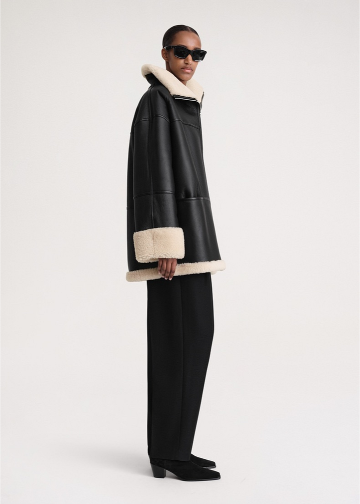 Manteau d'hiver en fausse fourrure douillet