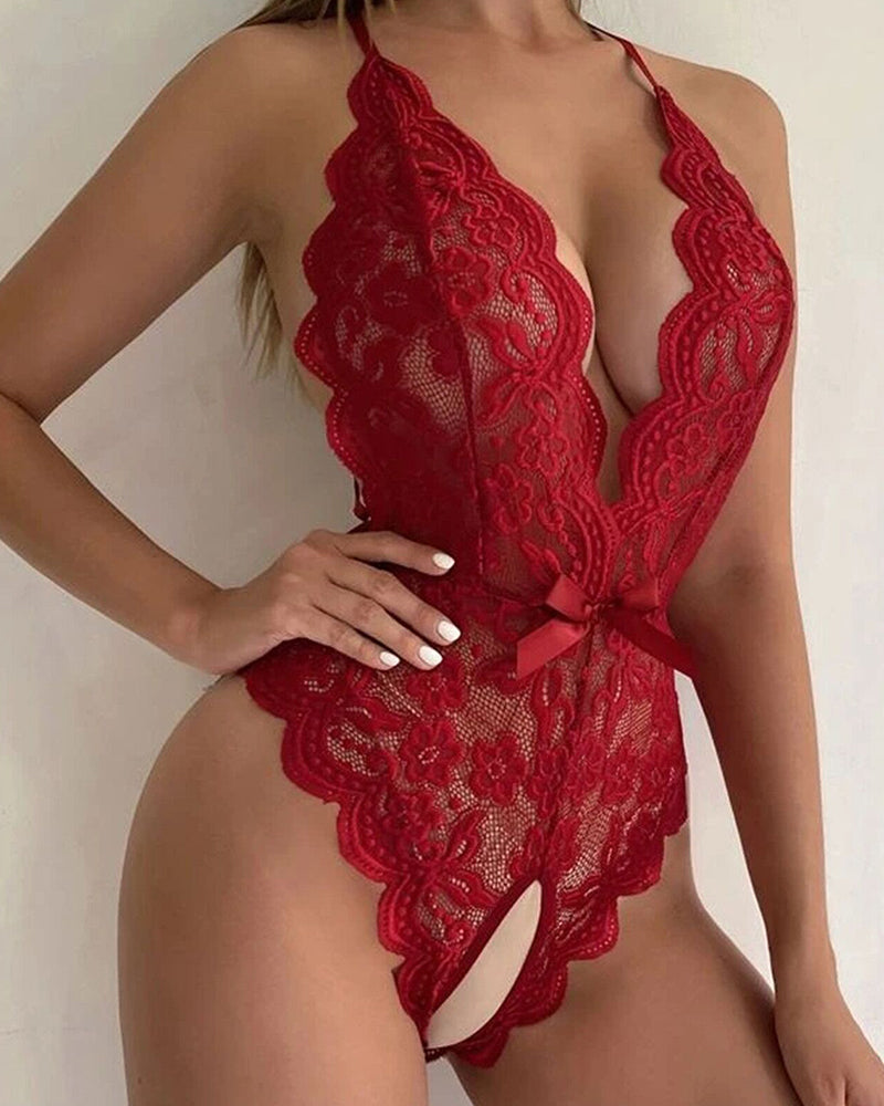 Body dos nu en dentelle pour femme