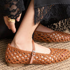 Ballerines en maille tissée pour femmes