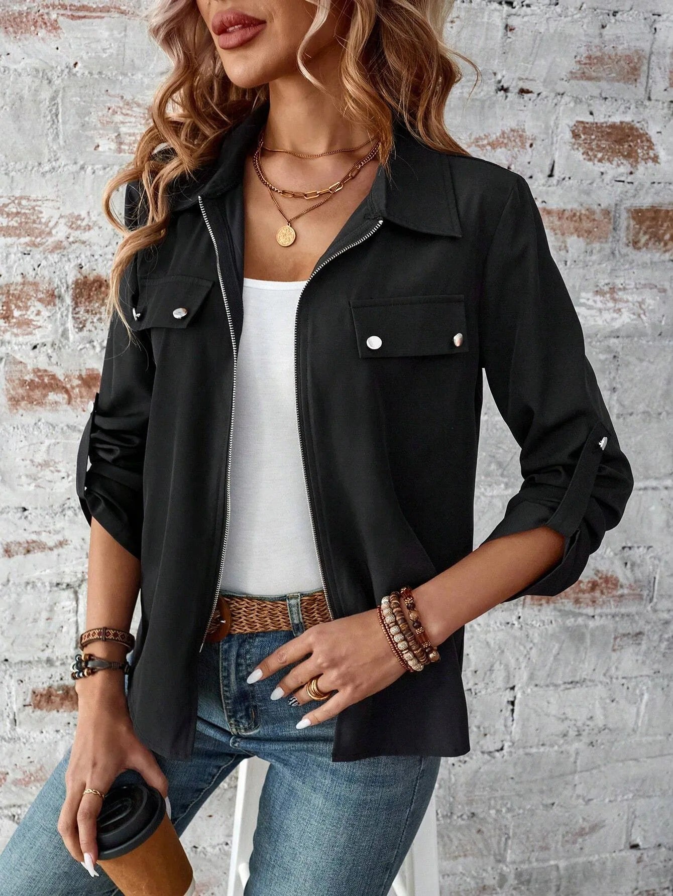 La Veste Zippée Utilitaire Classique