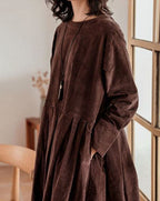Robe en velours côtelé intemporelle