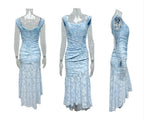 Robe Maxi Fleurie Bleuets