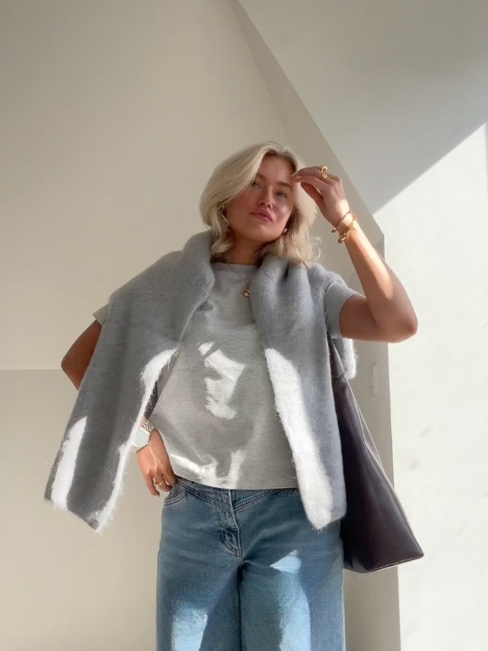 Pull en maille Mohair doux et confortable