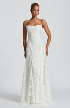 Robe Maxi Louise sans manches avec silhouette fluide