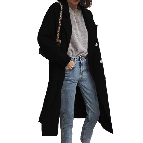Riva Lefèvre | Manteau long élégant et polyvalent