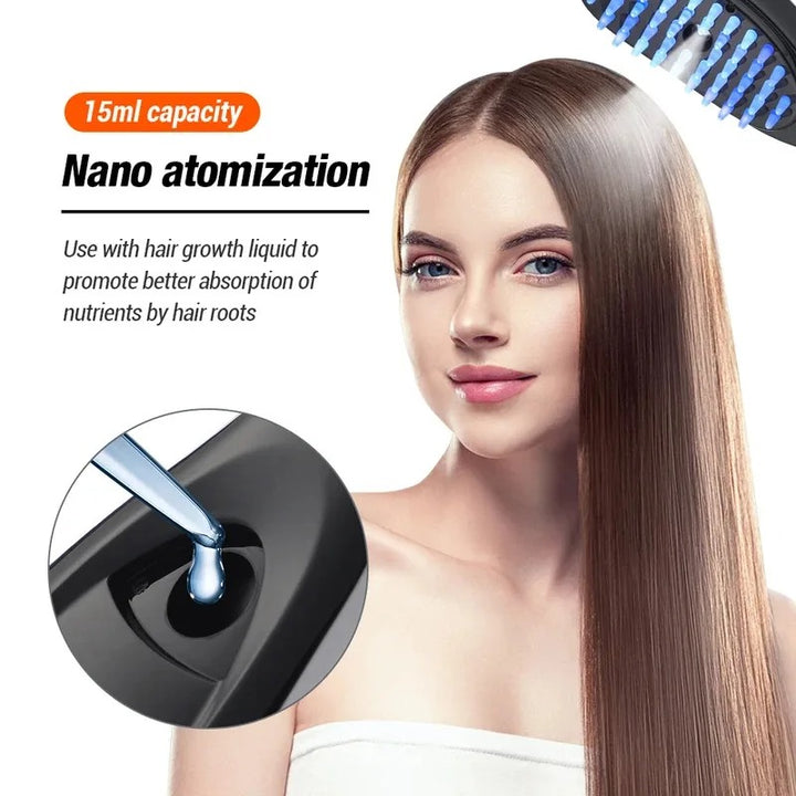 Brosse lissante démêlante et brillante pour cheveux