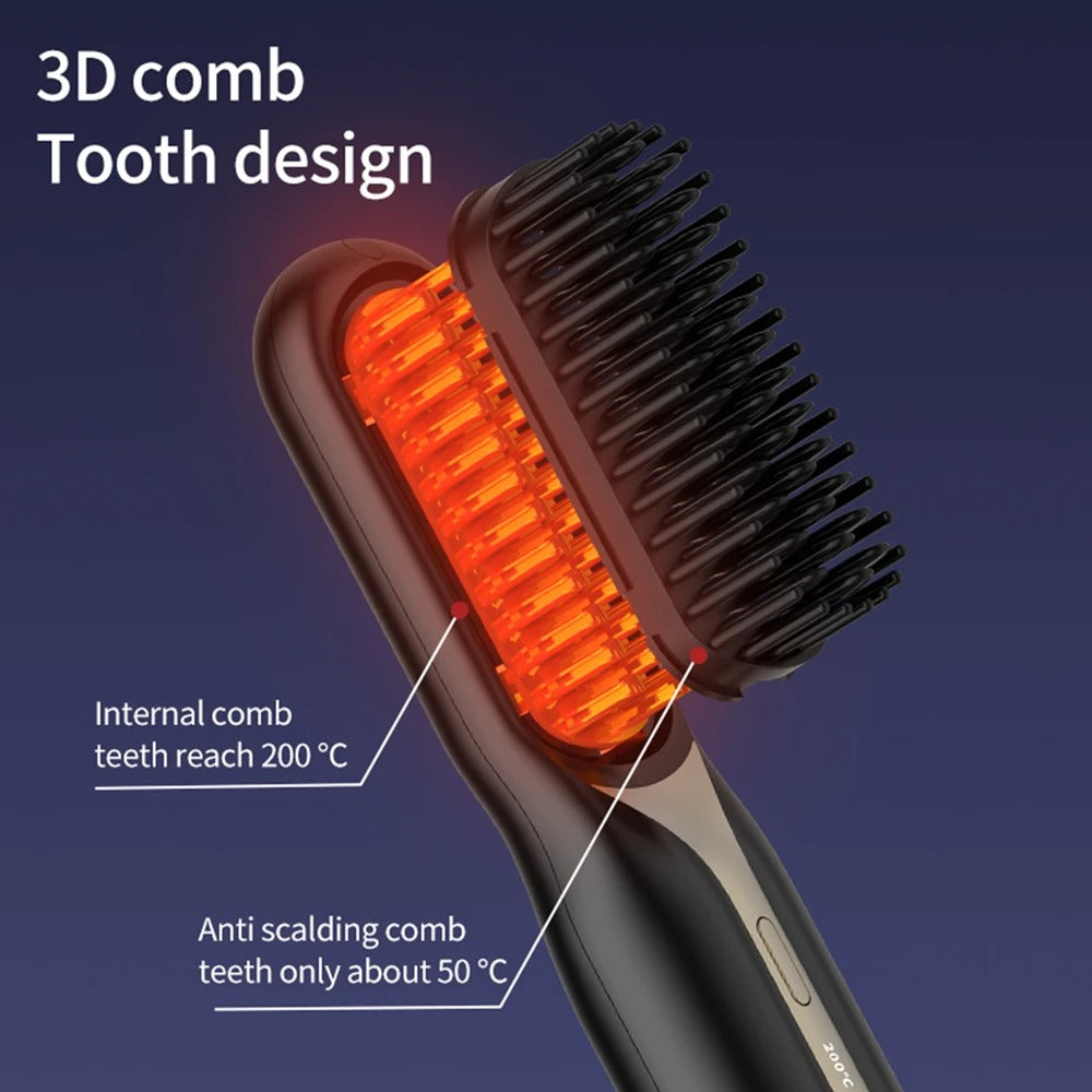 Brosse à cheveux démêlante et résistante à la chaleur