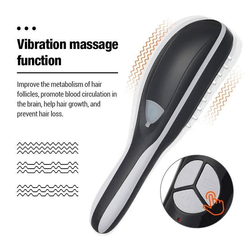 Brosse lissante démêlante et brillante pour cheveux