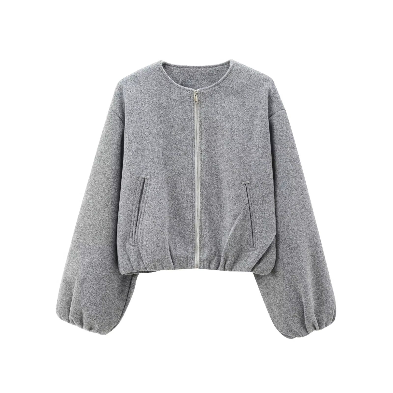 Veste Bombers Courte zippée pour Femme