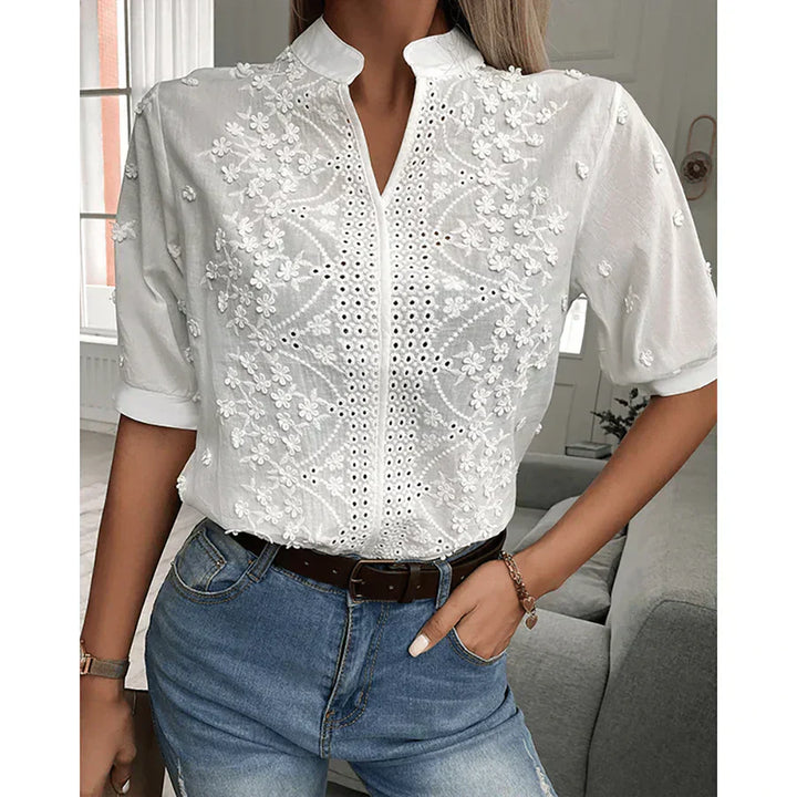 Océane Dubois® | Blouse en dentelle Femme - Raffinée et Romantique