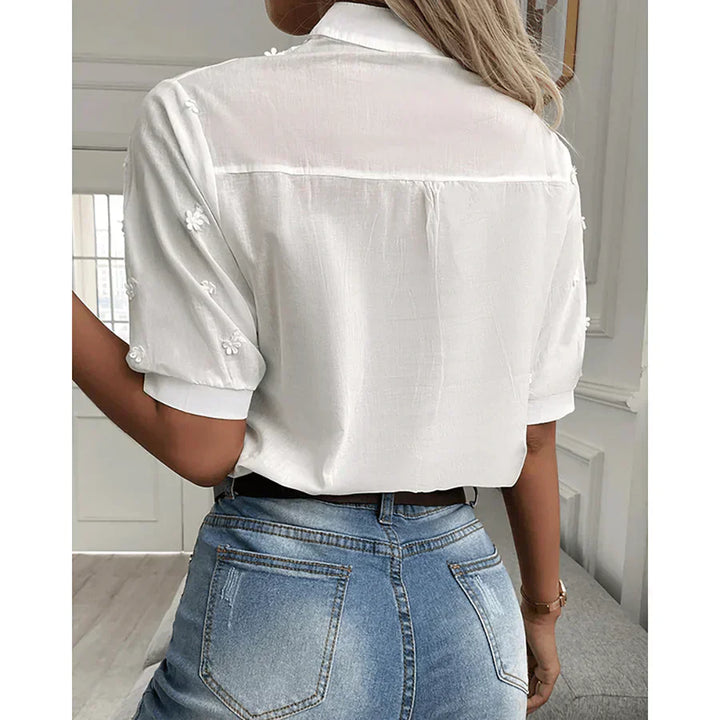 Océane Dubois® | Blouse en dentelle Femme - Raffinée et Romantique