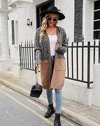 Manteau ample à capuche