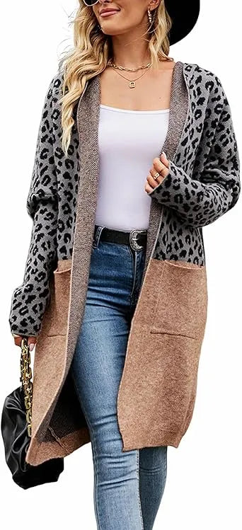 Manteau ample à capuche