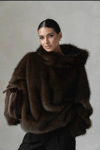 Manteau en fourrure de luxe