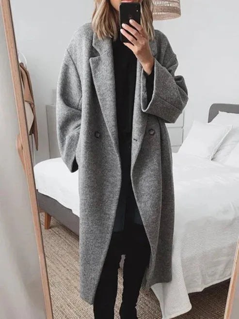 Manteau long élégant et Polyvalent