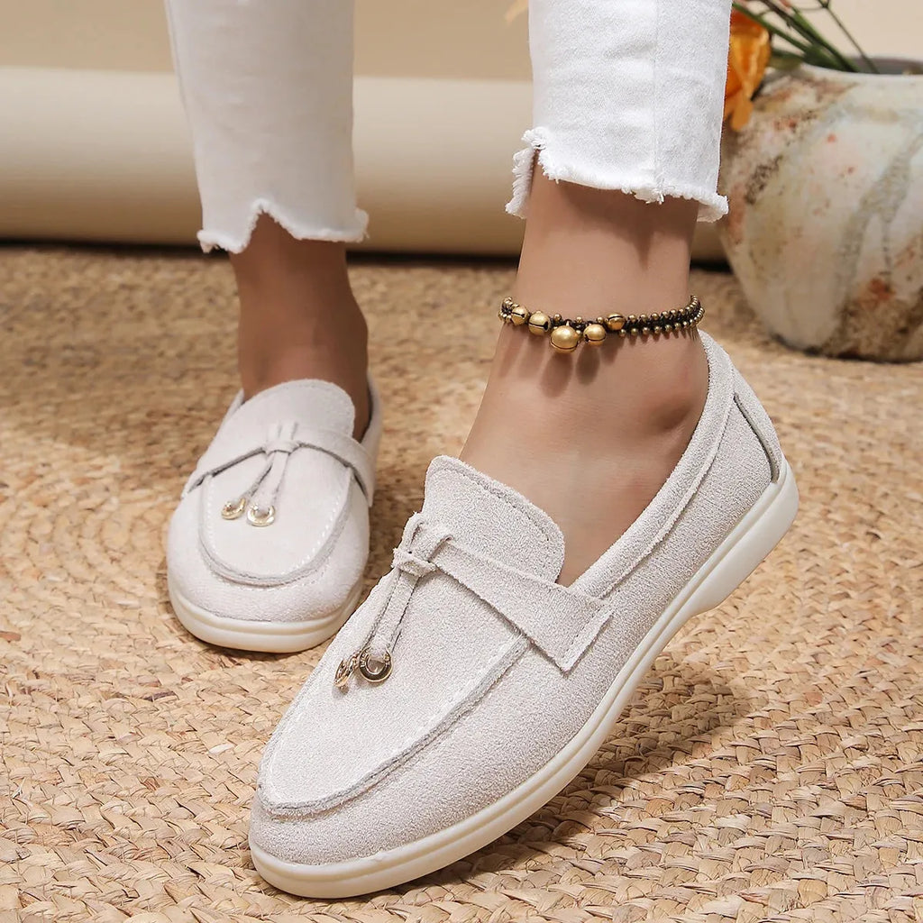 Mocassins Confortables de Luxe en Daim