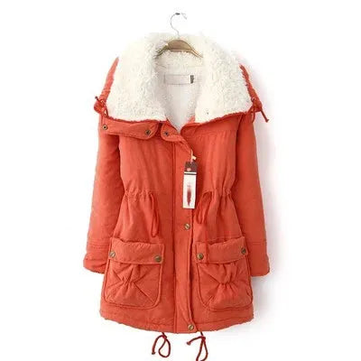 Parka Hiver Doublée en Peluche