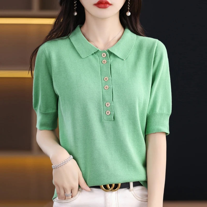 Polo Élégant à Boutons