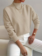 Pull col roulé élégant et confortable
