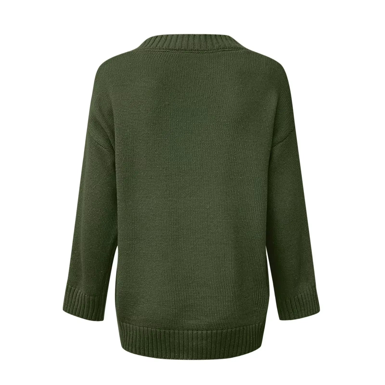 Pull surdimensionné douillet à col en V