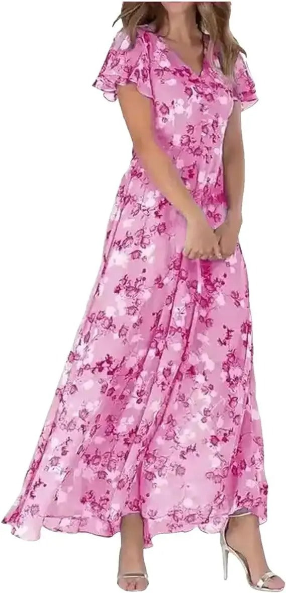 Robe longue gainante à bretelles