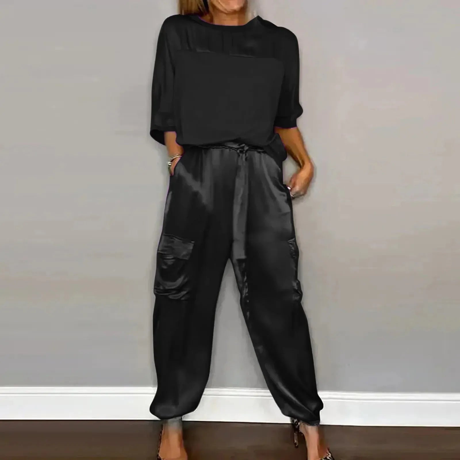 Satin Ensemble lounge deux pièces